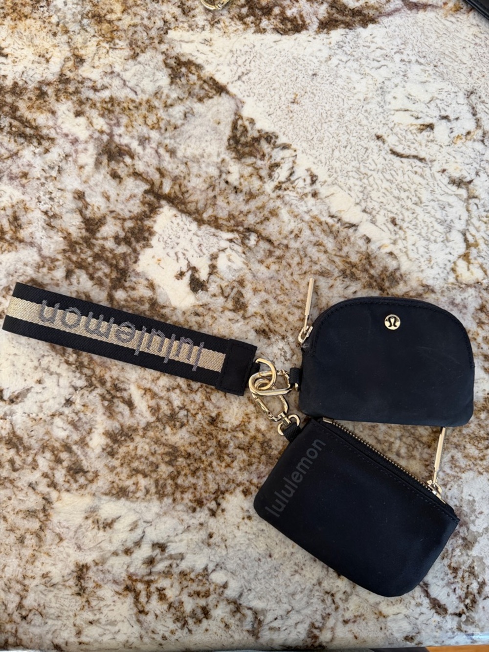 Lululemon dual pouch wristlet